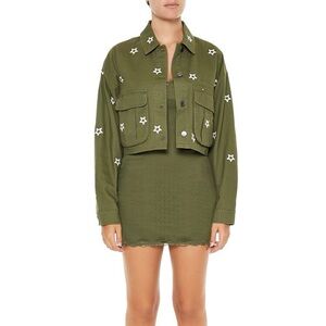 Star cropped shacket/ jacket BRAND NEW